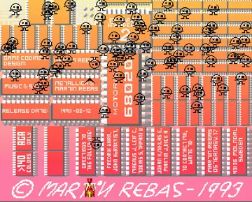 Motorola Invaders 2 (AGA)_Disk1 screen shot game playing